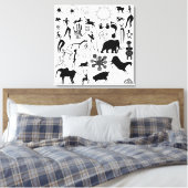 Kleurschilderijen - primeval canvas afdruk (Insitu (Slaapkamer))