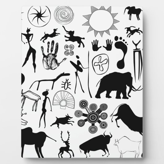 Kleurschilderijen - primeval fotoplaat (Voorkant)