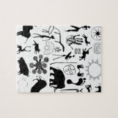 Kleurschilderijen - primeval legpuzzel (Horizontaal)