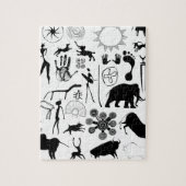 Kleurschilderijen - primeval legpuzzel (Verticaal)