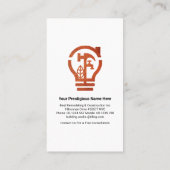 Kleurschilderingen Houtkorreltextuur Visitekaartje (Achterkant)