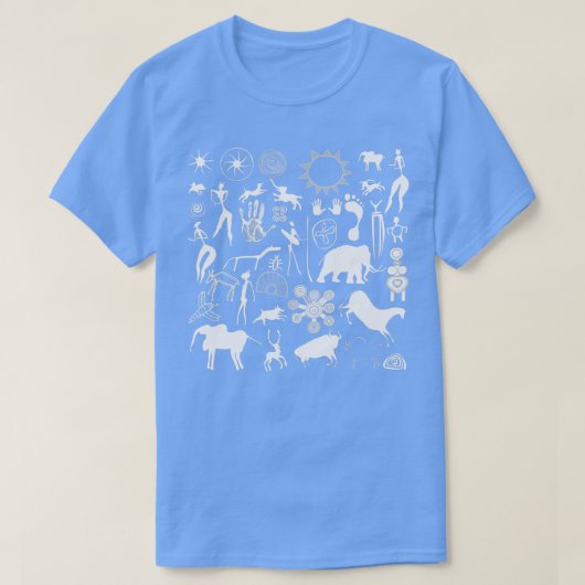Kleurschilderingen in de oorspronkelijke kunst t-shirt (Design voorkant)