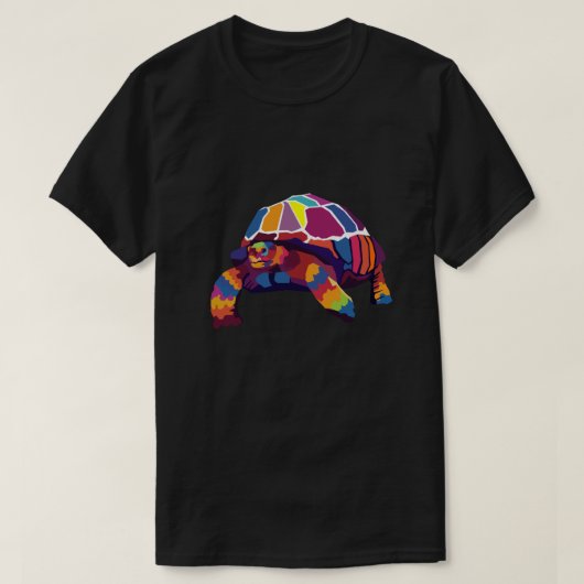Kleurschildpad T-shirt (Design voorkant)