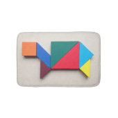 Kleurschildpad Tangram Badmat (Voorkant)