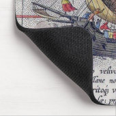 Kleurschip op de Stille Oceaan Muismat (Hoek)