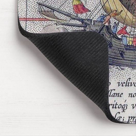 Kleurschip op de Stille Oceaan Muismat (Hoek)