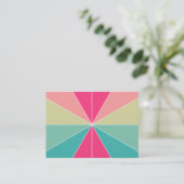 Kleursegmenten 01 visitekaartje (Staand voorkant)