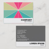 Kleursegmenten 01 visitekaartje (Voorkant / Achterkant)