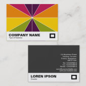 Kleursegmenten 02 visitekaartje (Voorkant / Achterkant)