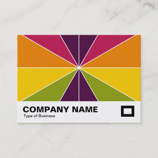 Kleursegmenten 02 visitekaartje (Voorkant)