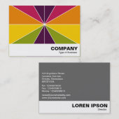 Kleursegmenten 02 visitekaartje (Voorkant / Achterkant)