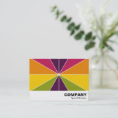 Kleursegmenten 02 visitekaartje (Staand voorkant)