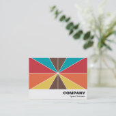 Kleursegmenten 05 visitekaartje (Staand voorkant)