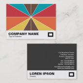 Kleursegmenten 05 visitekaartje (Voorkant / Achterkant)