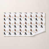 kleursilhouettes voor labradorRecever Bad Handdoek (Handdoek)