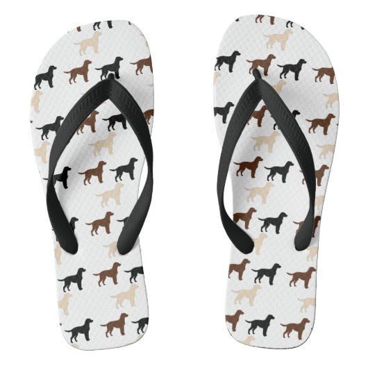kleursilhouettes voor labradorRecever Teenslippers (Voetbed)