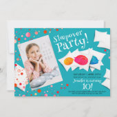 Kleursliphoezen Slumber Sluepover-foto Kaart (Voorkant)