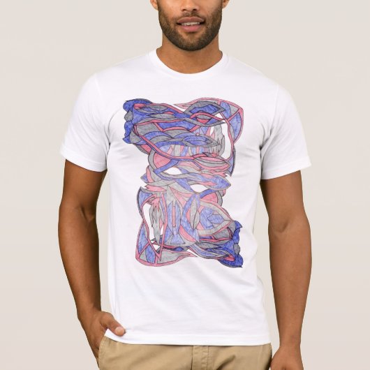 Kleurspat Mens Graphic T-Shirt (Voorkant)
