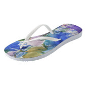 Kleurspat Slippers Teenslippers (Schuin)