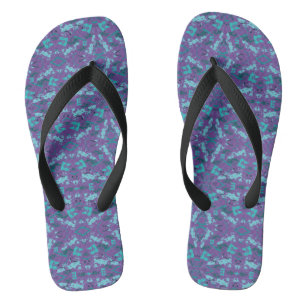 Kleurspatpatroon Teenslippers