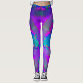 kleurspatten leggings (Voorkant)