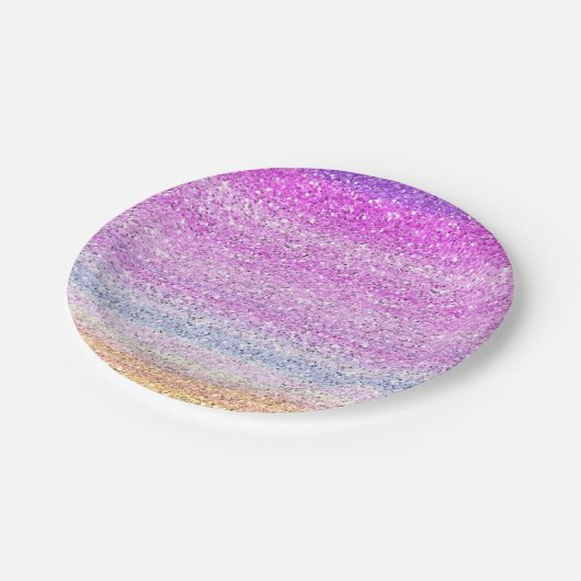 Kleurspectrommeleffect Papieren Bordje (Gekanteld)