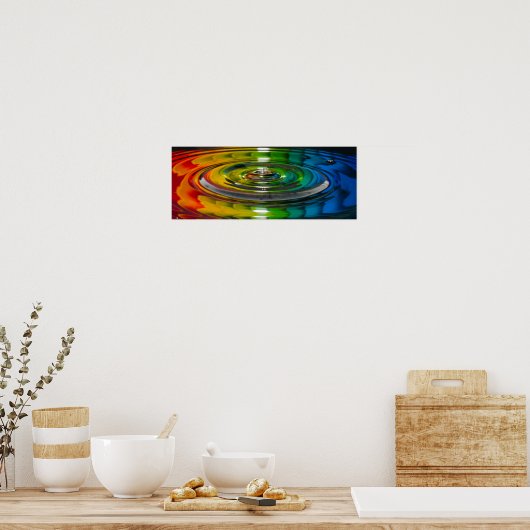 Kleursplash Poster (Keuken)