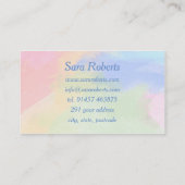 Kleursplash Visitekaartje (Achterkant)