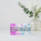 Kleursplash-Visitekaartje Visitekaartje (Staand voorkant)