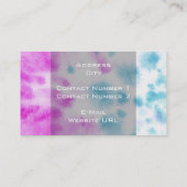 Kleursplash-Visitekaartje Visitekaartje (Achterkant)