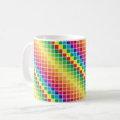 kleurstaal regenboog koffiemok (Voorkant links)