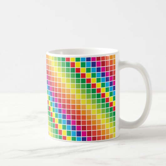 kleurstaal regenboog koffiemok (Rechts)