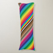 kleurstaal regenboog lichaamskussen (Voorkant Verticaal)