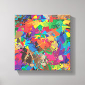 Kleurstaalspatten Canvas Afdruk (Voorkant)