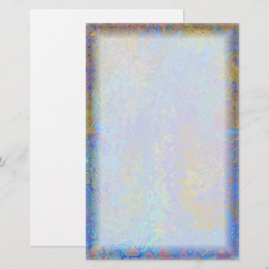 Kleurstalen rand briefpapier (Voorkant / Achterkant)