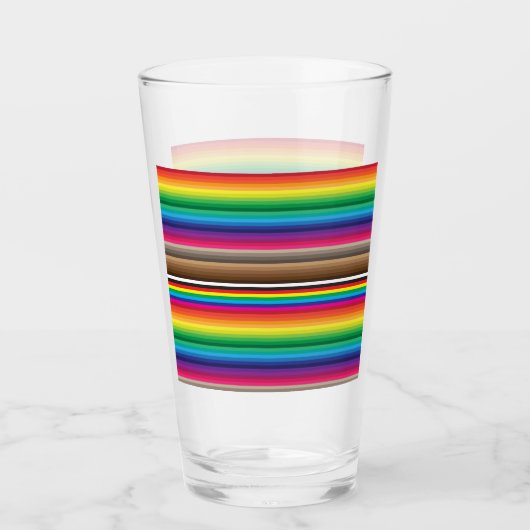 Kleurstalen regenboog glas (Voorkant)