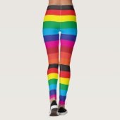 Kleurstalen regenboog leggings (Achterkant)