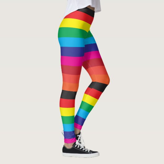 Kleurstalen regenboog leggings (Rechts)