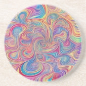 Kleurstalen Zandsteen Onderzetter (Voorkant)