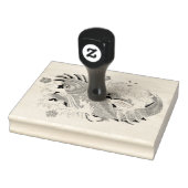 Kleurstempel - Koi Carp Fish Rubberstempel (Stempel)