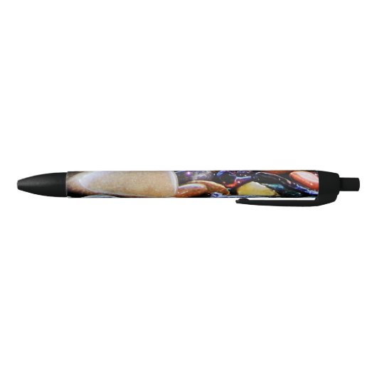 Kleurstenen Zwarte Inkt Pen (Bodem)