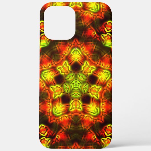 Kleursterren voor warm lid kaleidoscoop op kalkgro Case-Mate iPhone case (Achterkant)