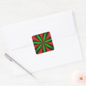 Kleurstickers Vierkante Sticker (Envelop)