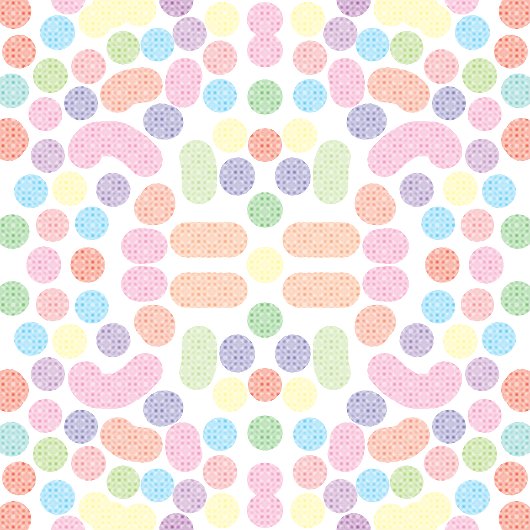 kleurstip blikvorm glas