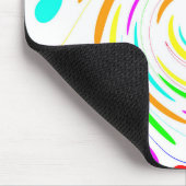 Kleurstip Swirl Mousepad Muismat (Hoek)