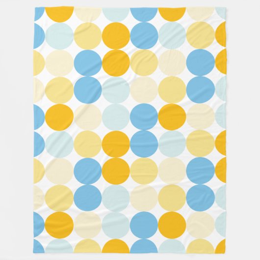 Kleurstippen 02 fleece deken (Voorkant)