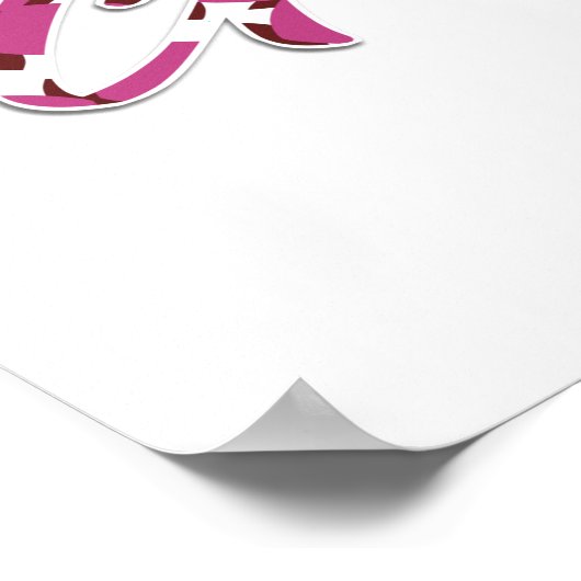 kleurstof Birthday girl Poster (Hoek)