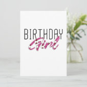 kleurstof Birthday girl Save The Date (Staand voorkant)