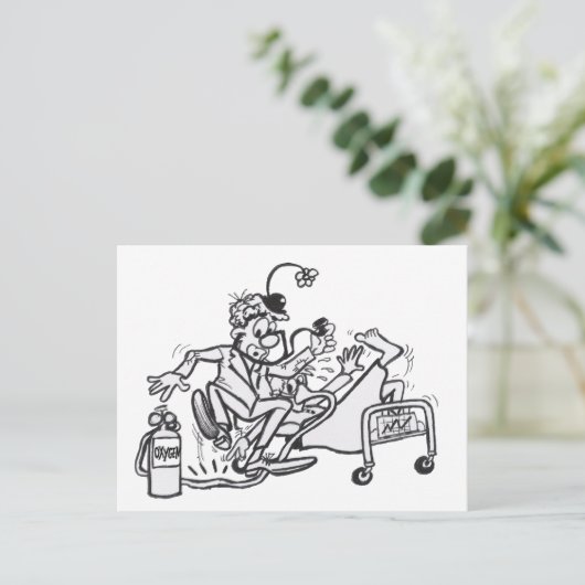 Kleurstof Bord Briefkaart (Staand voorkant)