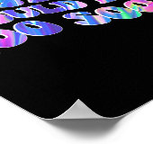 Kleurstof Geen verhaal moet te snel stoppen met ze Poster (Hoek)